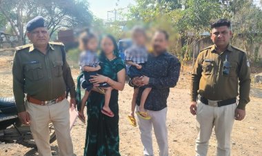 इंदौर के डायल-112 हीरोज: दो नन्हें कदम, सड़कों पर भटका बचपन: खाकी ने थामा मासूमियत का हाथ!