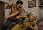जबलपुर बेटा बना माँ का क़ातिल: माँ चीखती रही बेटा लोहे की रॉड बरसाता रहा!
