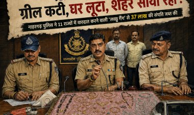 मंदसौर मप्र में 37 लाख की ‘7 मिनट वाली चोरी’ का पर्दाफाश : पकड़ी गई ‘लच्छु गैंग’!!